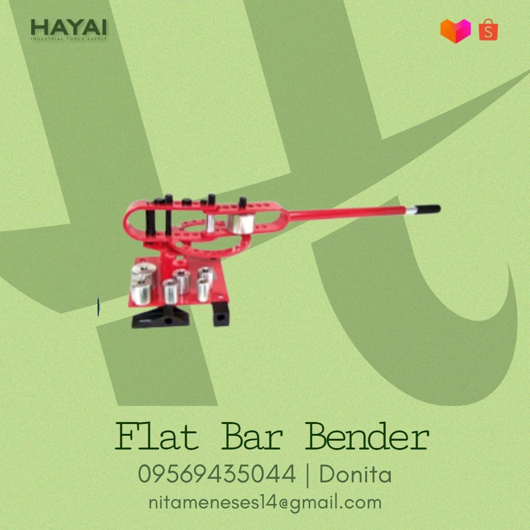 Flat Bar Bender, Commercial & Industrial, Industrial Equipment on Carousell