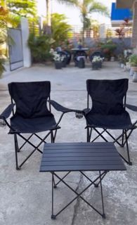 Foldable Camping Tables and Chairs with Storage Bag