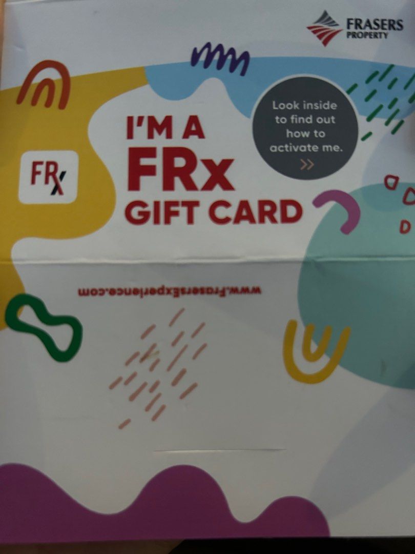 Fraser Gift Card, Tickets & Vouchers, Vouchers on Carousell