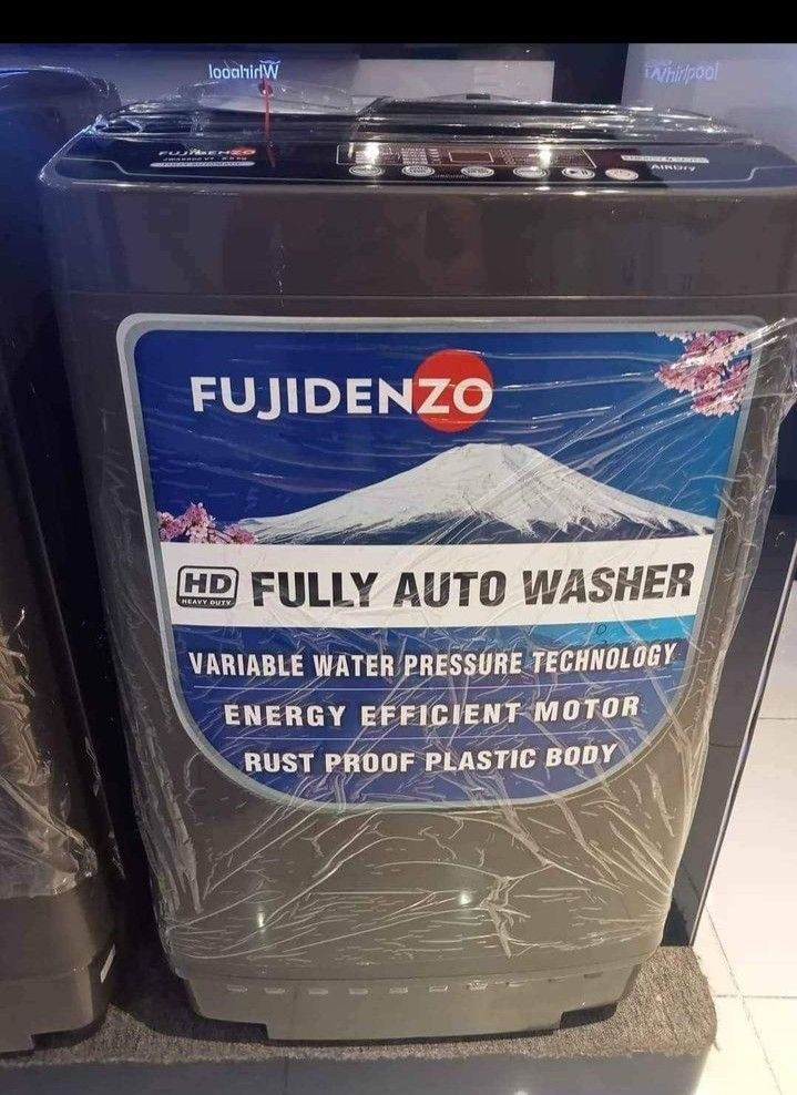 FUJIDENZO TOPLOAD FULLY AUTO WASHING MACHINE, TV & Home Appliances