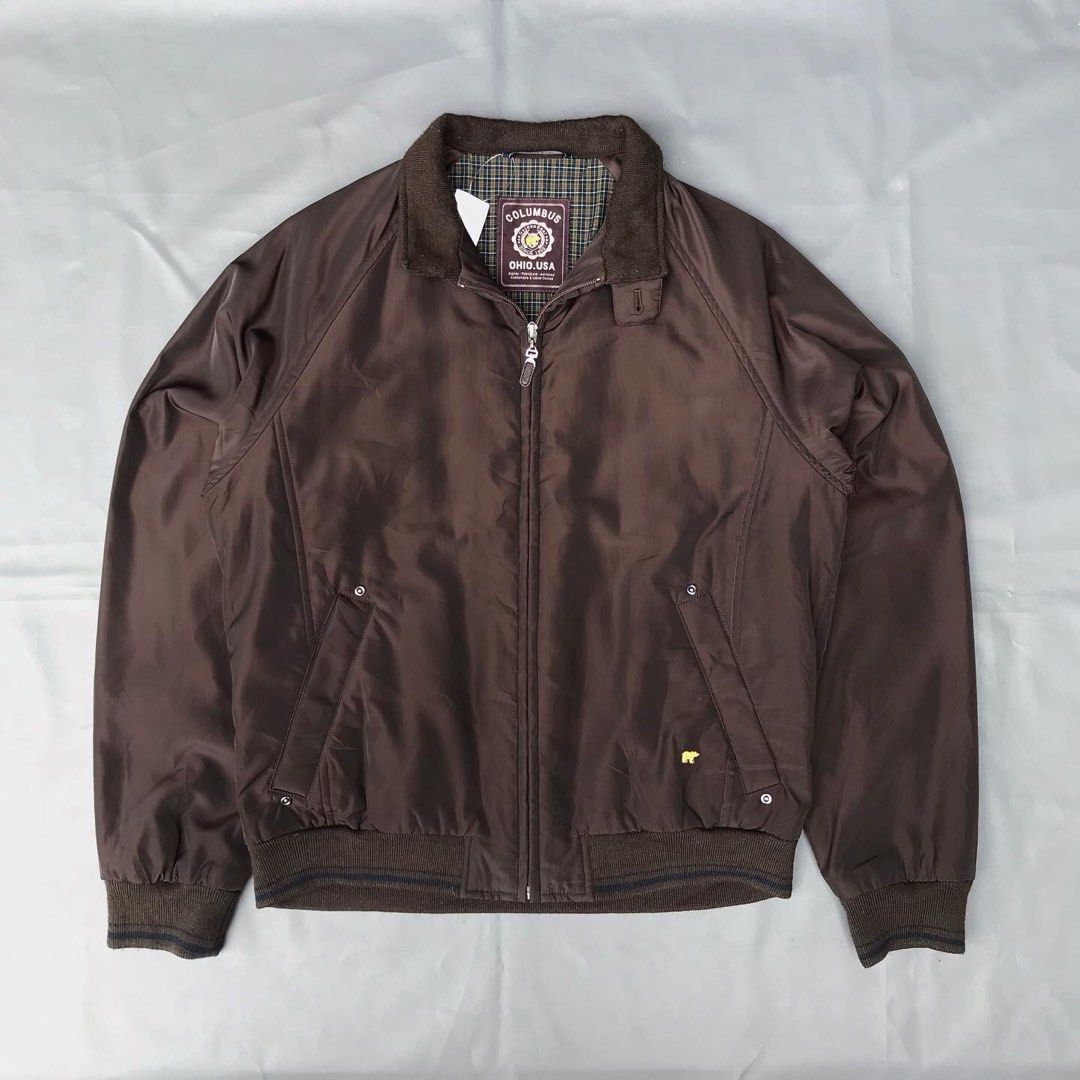 Golden Bear Harrington Jacket, Fesyen Pria, Pakaian Baju Luaran