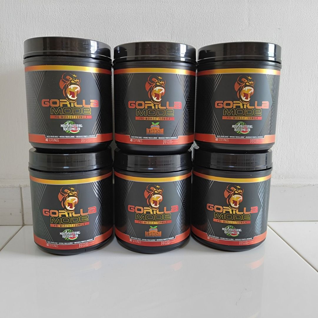 Gorilla Mode Pre Workout 2 Flavors Left PROMO AND FREE SHIPPING AVA