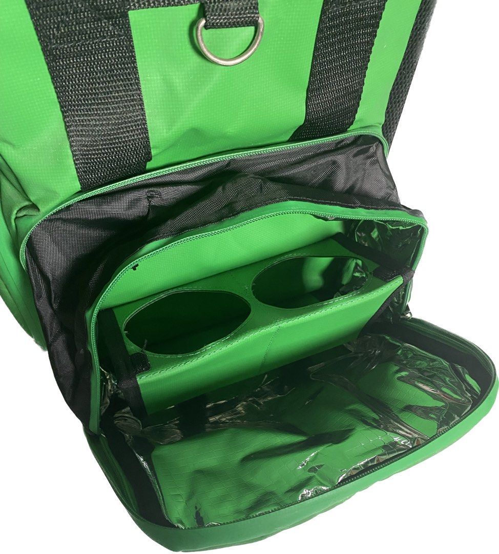 Grab food delivery bag + Halal Bag, Motorcycles, Motorcycle Accessories