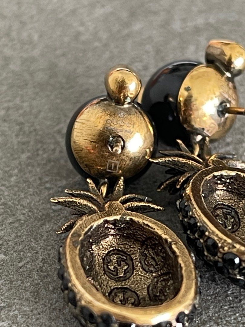 Gucci pineapple earrings outlet