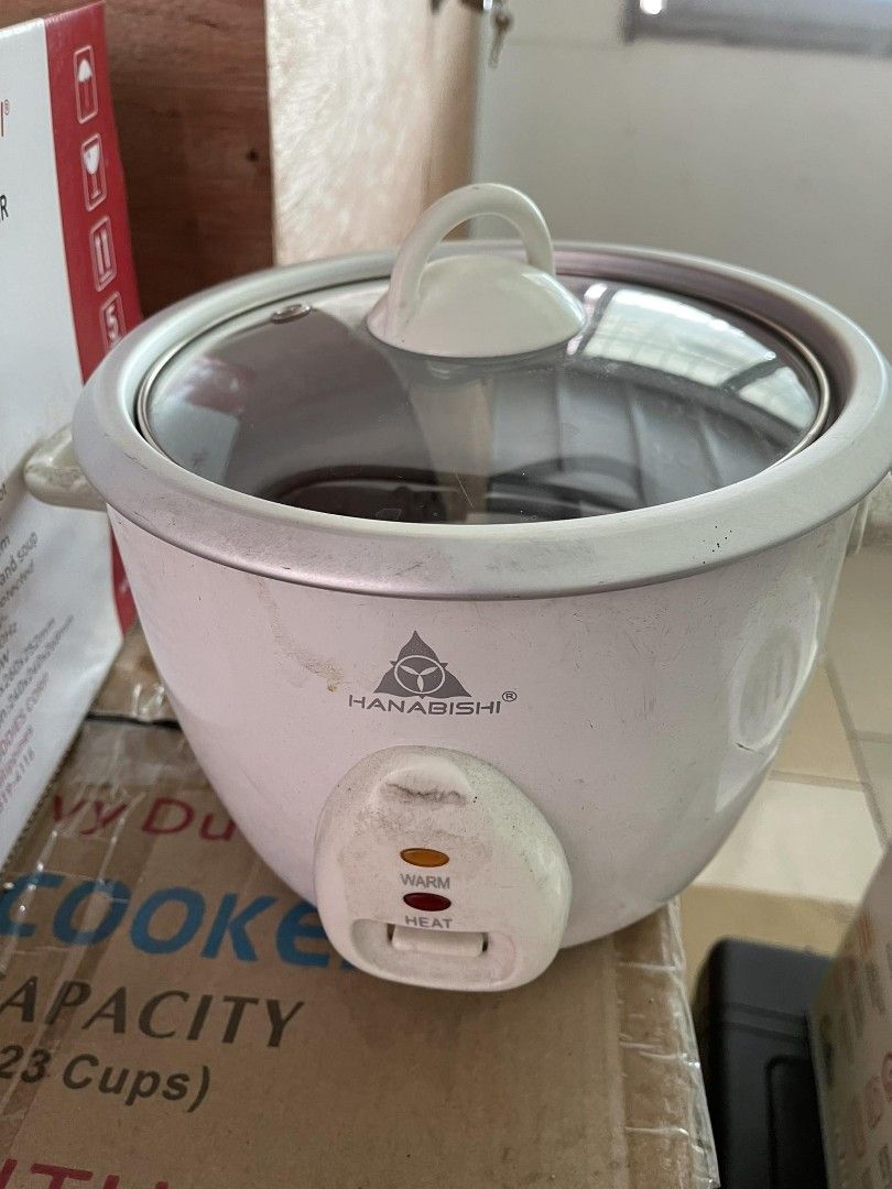 Hanabishi Rice Cooker 1.5L, Furniture & Home Living, Kitchenware
