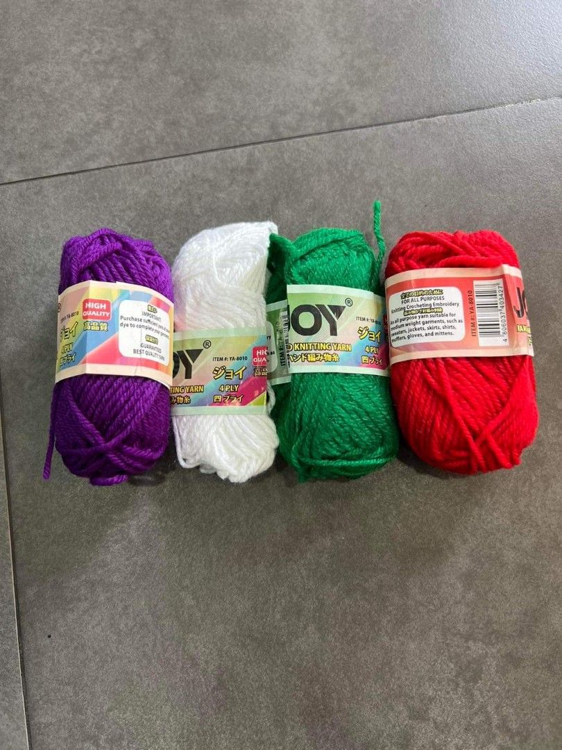 Hand knitted yarn (Category: Handmade Craft) located in Quezon City. Submitted by bellemarketing (Listing ID 1232197361, Image 1). Description: Hand knitting Yarn 4ply For pick up @ q.c PM/ sms, call, viber or whatsapp 09688005626.
