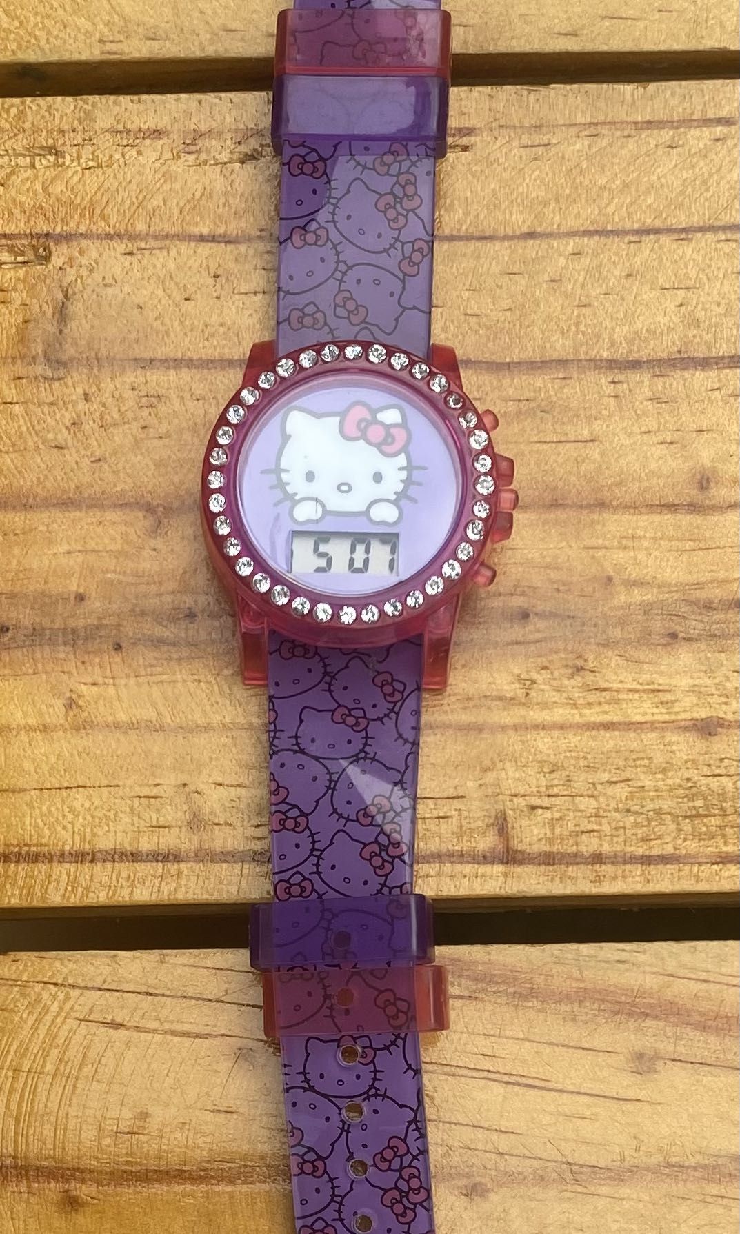 Babyhug Kitty Designed Digital Watch -  Purple main image 0