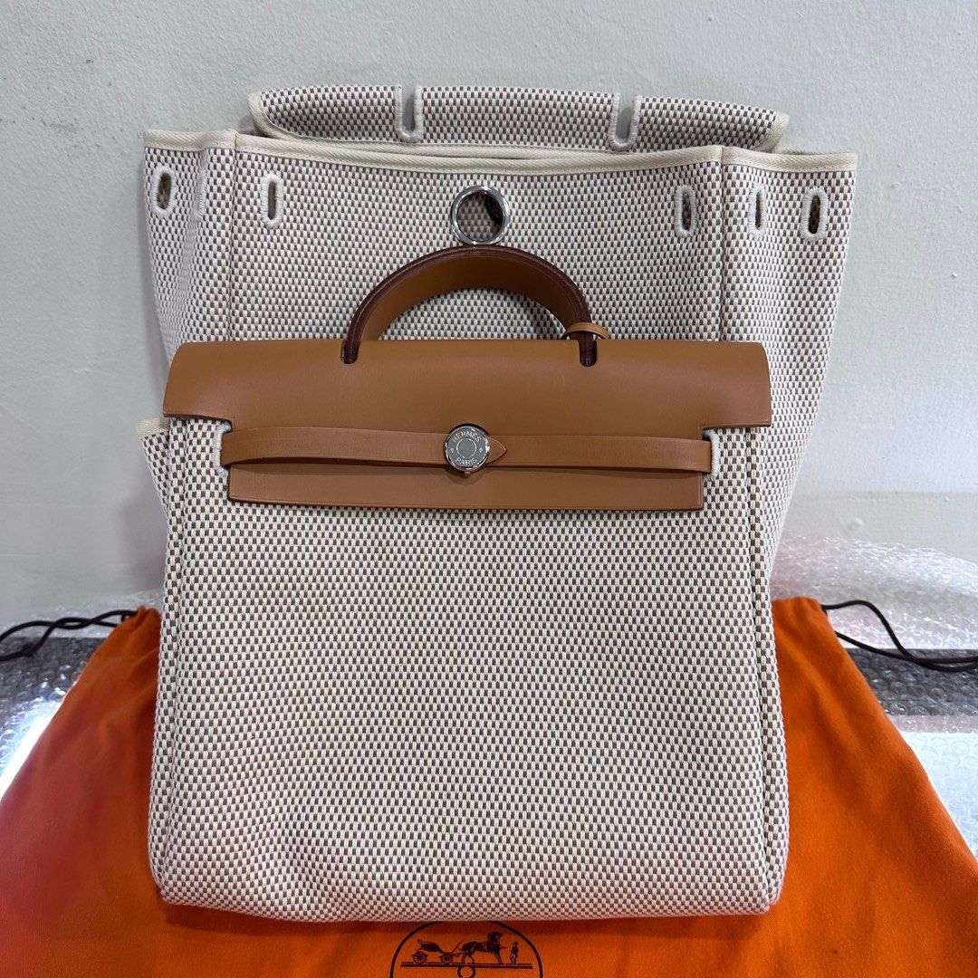 AUTHENTIC HERMES HERBAG PM SIZE (2 IN 1), Luxury, Bags & Wallets on  Carousell