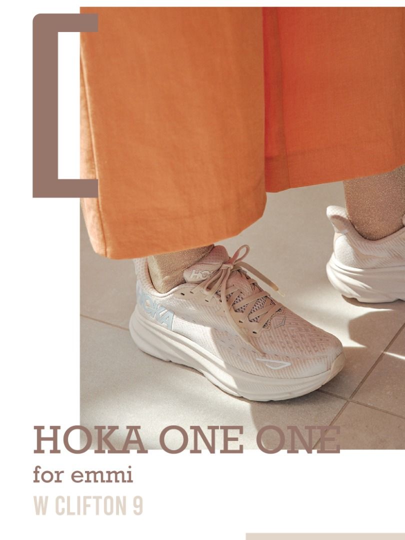HOKA ONE ONE for emmi] W CLIFTON 9, 女裝, 鞋, 波鞋- Carousell