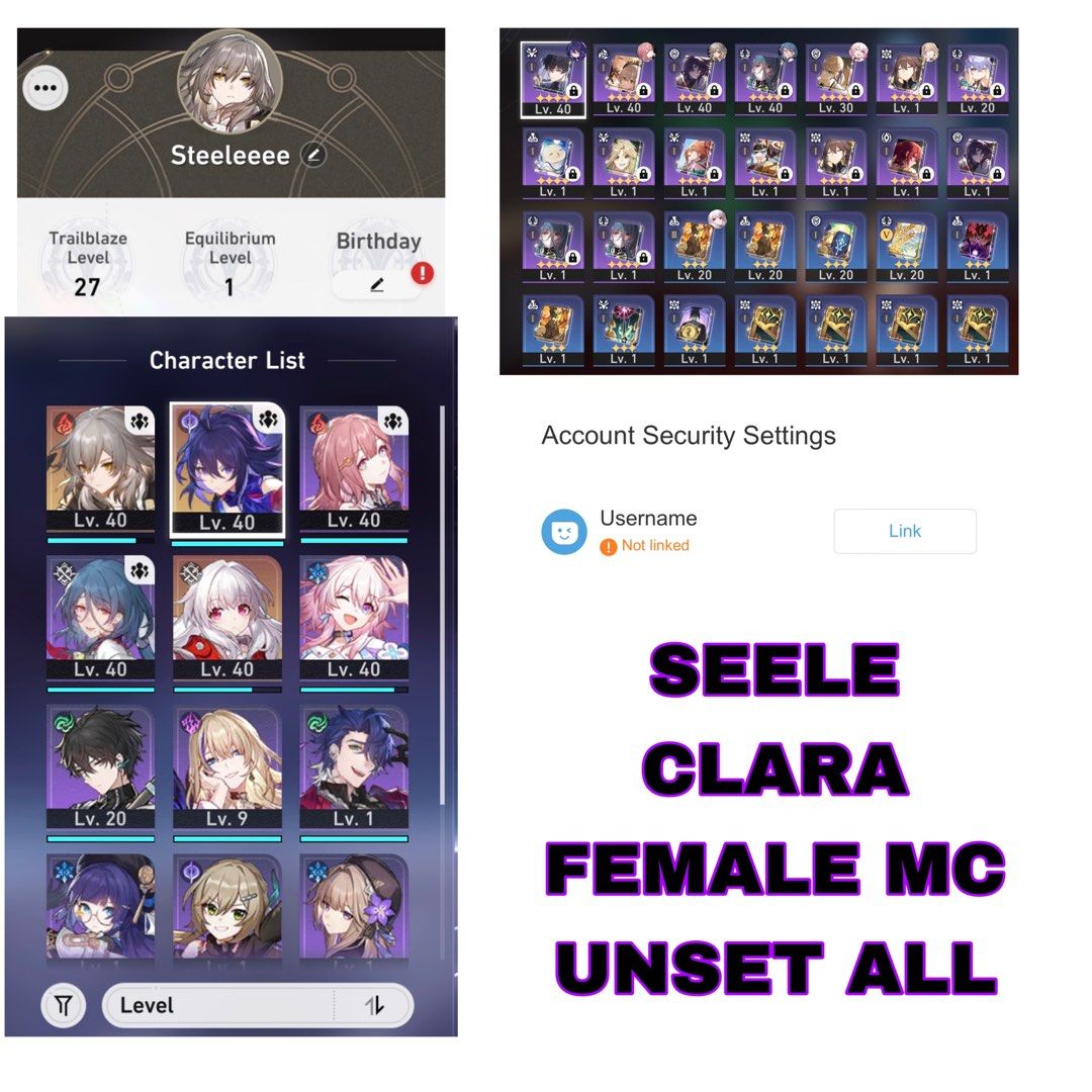 Honkai Star Rail : Seele with Clara (Category: Entertainment Systems & Smart Home Devices) located in Silang. Submitted by zer.jvidal (Listing ID 1232286185, Image 1). Description: Seele with Clara Female MC Unset All.