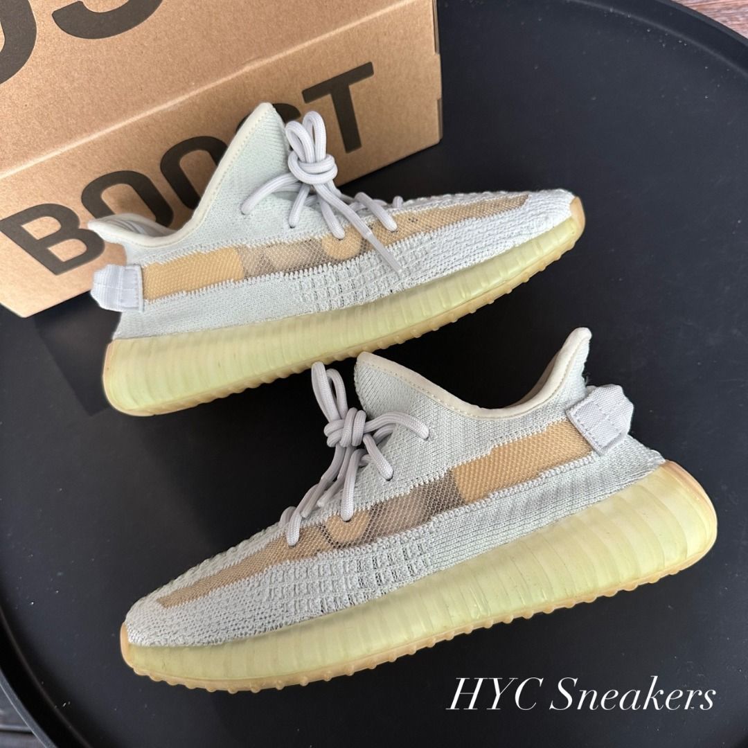 [HYC] ADIDAS YEEZY BOOST 350 V2 哈密瓜 亞洲限定 冷灰色 23.5CM EG7491