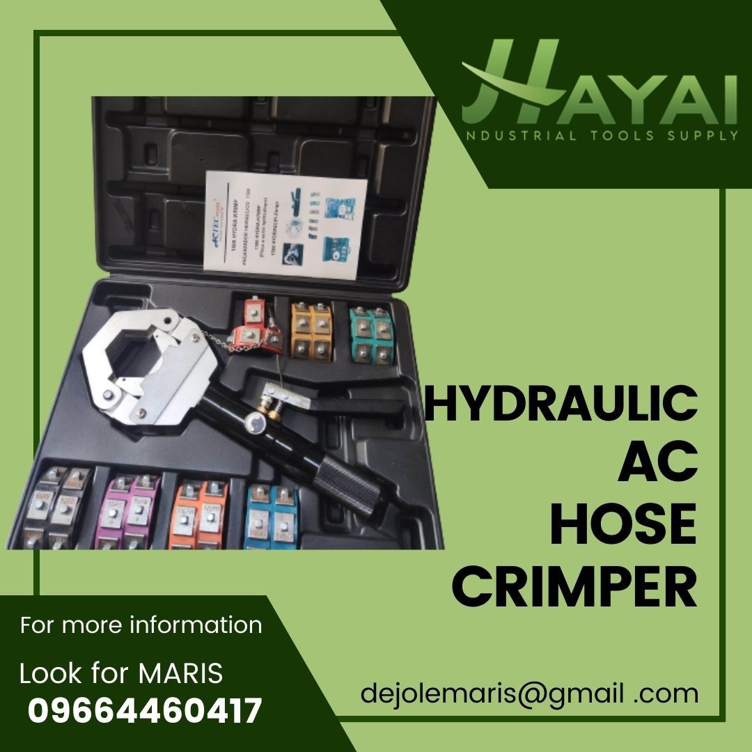 Hydraulic Ac Hose Crimper, Commercial & Industrial, Construction Tools