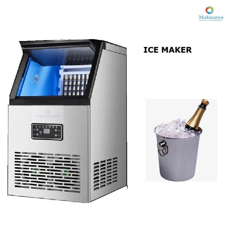 Ice Maker Machine Capacity 50kg (Category: Other Kitchen Appliances) located in Manila. Submitted by makinaryageneral.merchandise (Listing ID 1232272813, Image 1). Description: Ice production: 25kg /24h Ice storage: 11.5kg No. of ice trays: 3*8=24 cube ice Refrigerant: R290 Power: 200watts Volts: 220V~/60Hz Weight: 20.2kg Ice production: 50kg /24h Ice storage: 15kg No. of ice trays: 5*9=45 cube ice Refrigerant: R290 Power: 300watts Volts: 220V~/6
