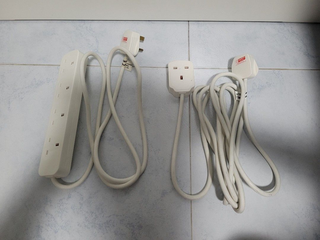 Ikea Extension Cord (3M), TV & Home Appliances, Electrical, Adaptors