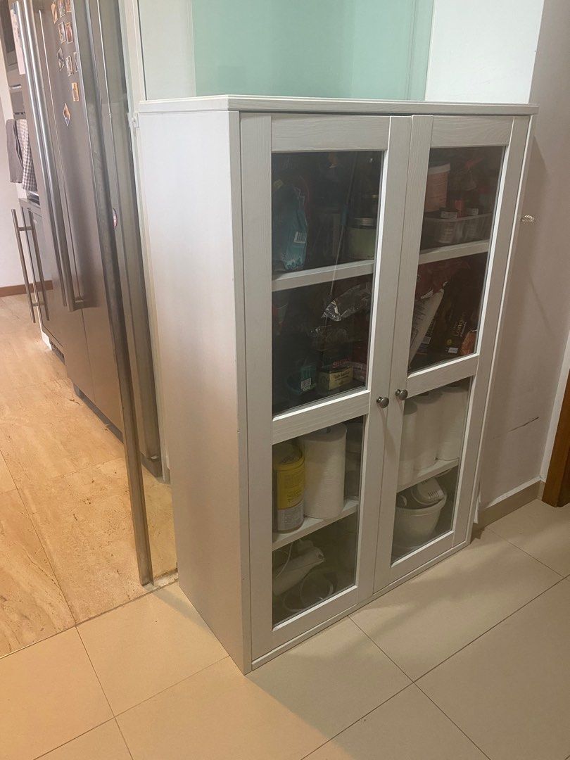 Ikea havsta glass door display Furniture & Home Living