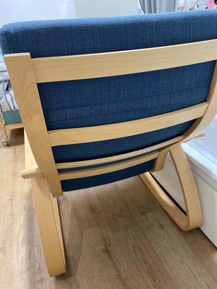 IKEA Poang Rocking Chair, Furniture & Home Living, Furniture, Chairs on