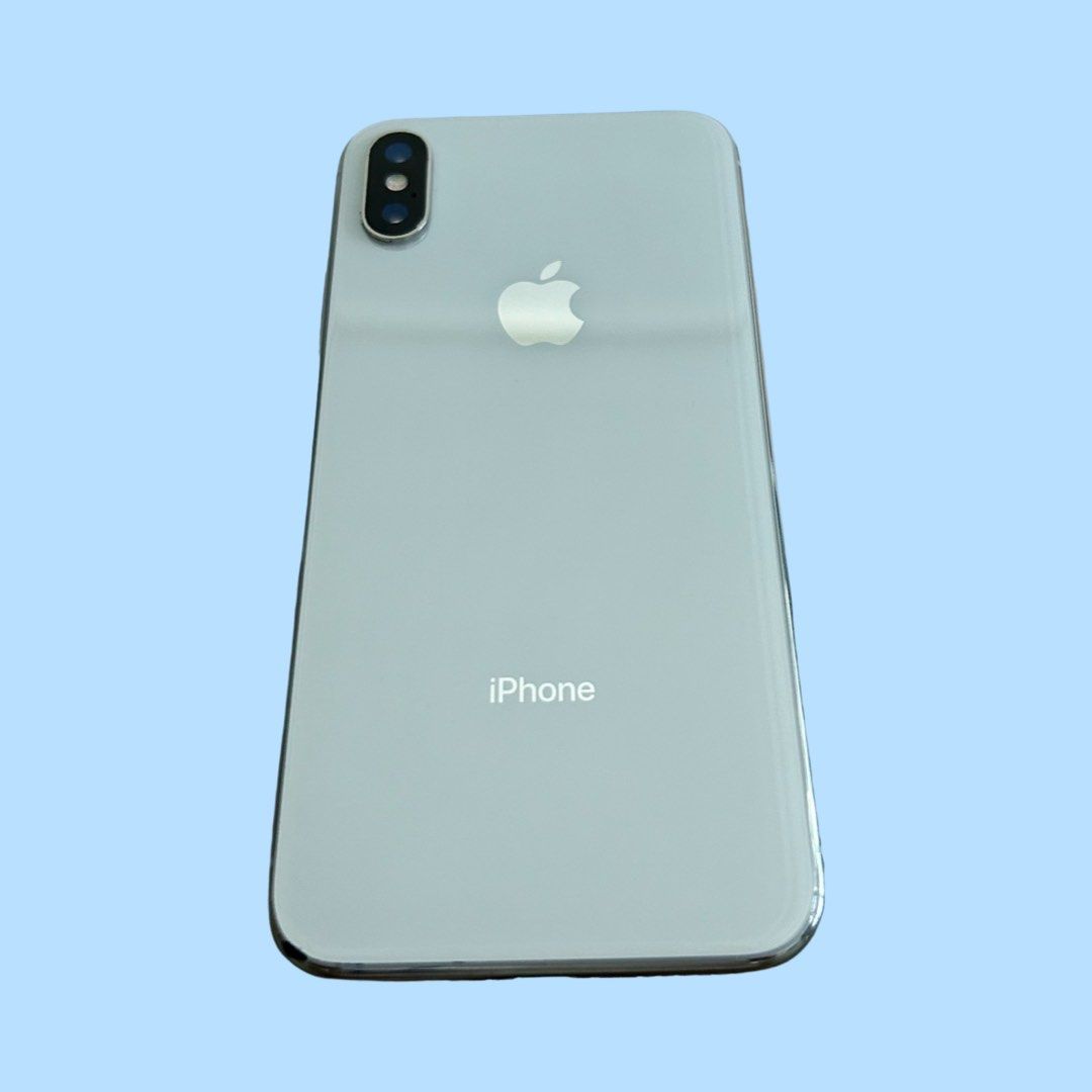 格安新品iPhone X Silver 256 GB 付属品あり スマートフォン本体