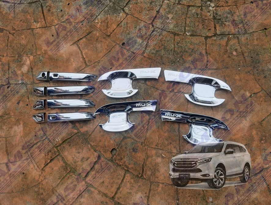 Isuzu MUX MUX 2nd Generation 2022 Door Handle and Bowl Chrome, Car