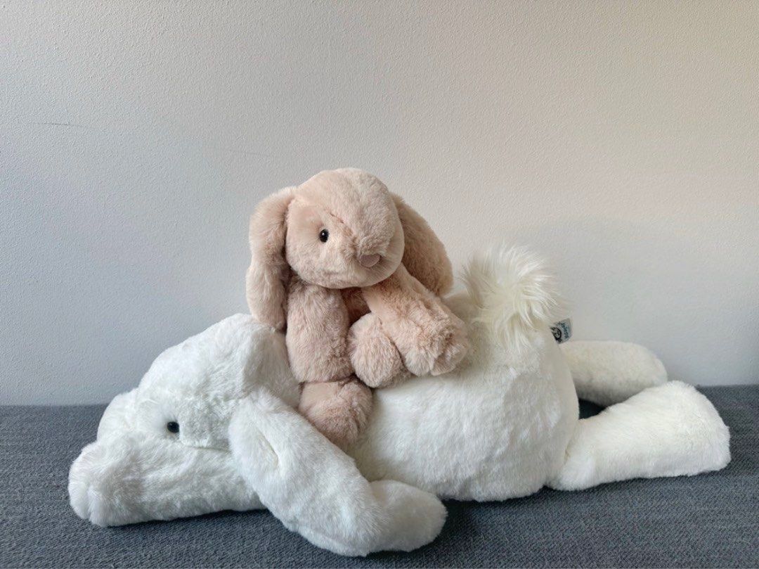 Jellycat Smudge Bunny Huge White
