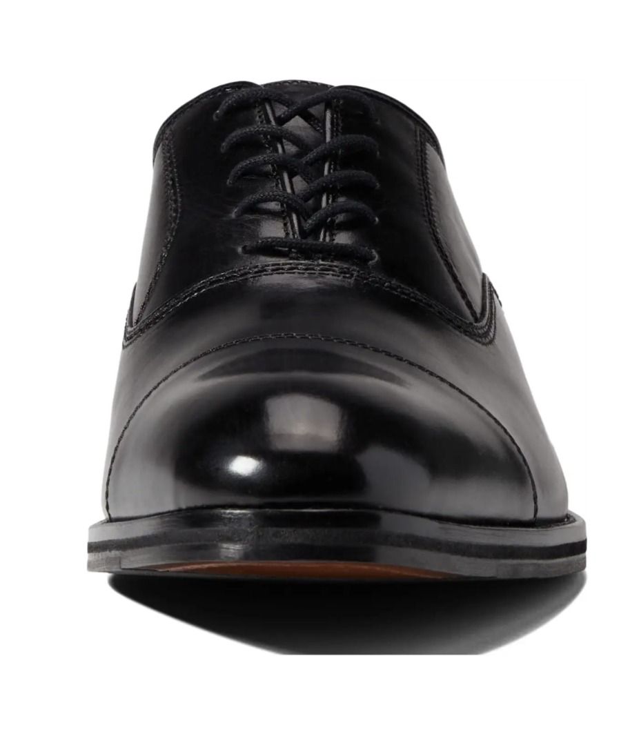 Mens black dress 2025 shoes johnston and murphy