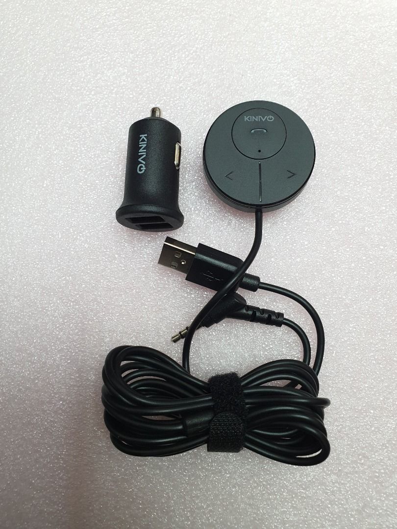 Kinivo BTC480 Hands Free Bluetooth Car Kit with 3.5mm Aux Input