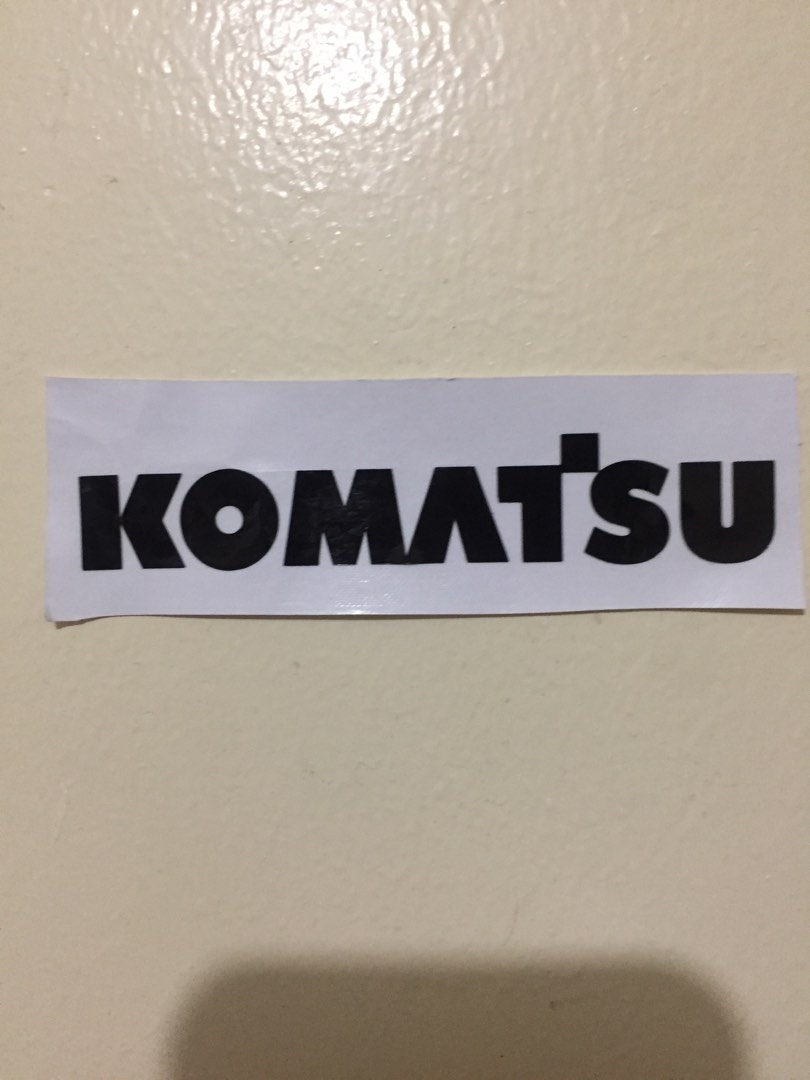 KOMATSU LOGO STICKERS on Carousell