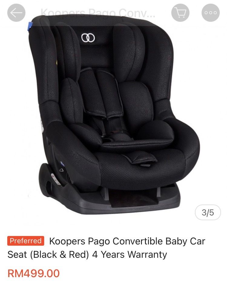 Koopers Pago car seat