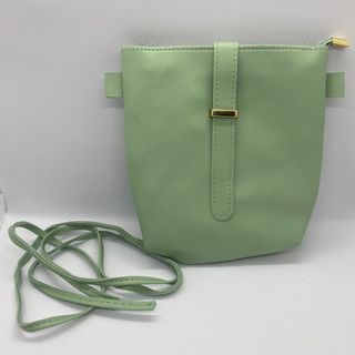 Korean Leather Sling Bag Green Shoulder Bag Women Purse Wallet Pouch Handbags Crossbody Bags