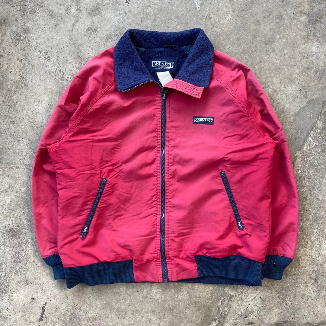 Lands’ End Fleecelined Bomber Jacket on Carousell