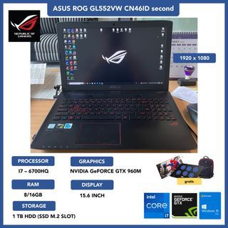 Laptop Asus ROG GL552VW CN461D