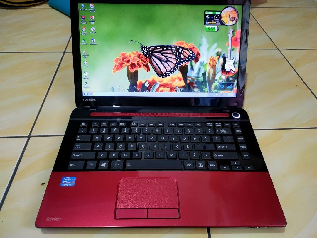 Laptop notebook toshiba 14 inc core i3 2/500 bagus dan cakep on Carousell