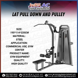 Lat Pull Down and Pulley Gym Equipment