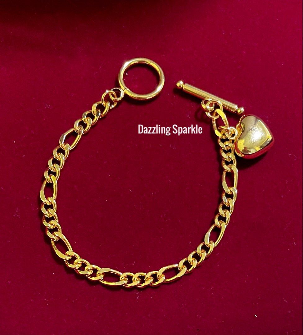Gold plated hotsell figaro bracelet