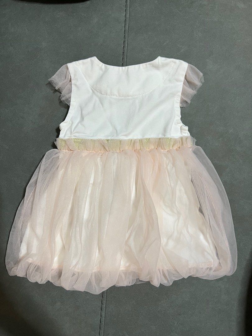 Le Petit Society Bubble Dress in Soft Pink (6m), Babies & Kids