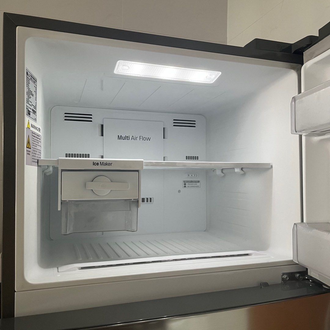 LG Top Freezer Refrigerator GTB4387PZ, TV & Home Appliances, Kitchen