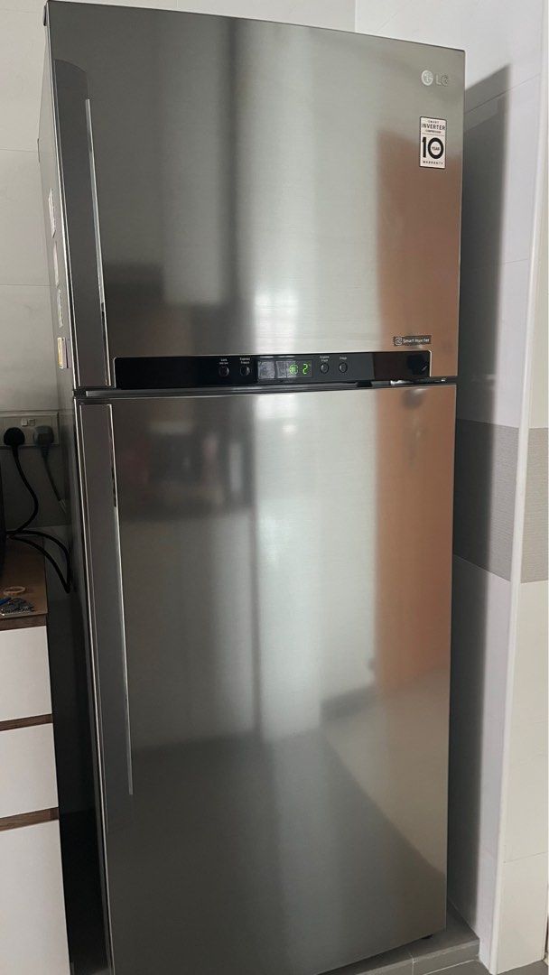 LG Top Freezer Refrigerator GTB4387PZ, TV & Home Appliances, Kitchen