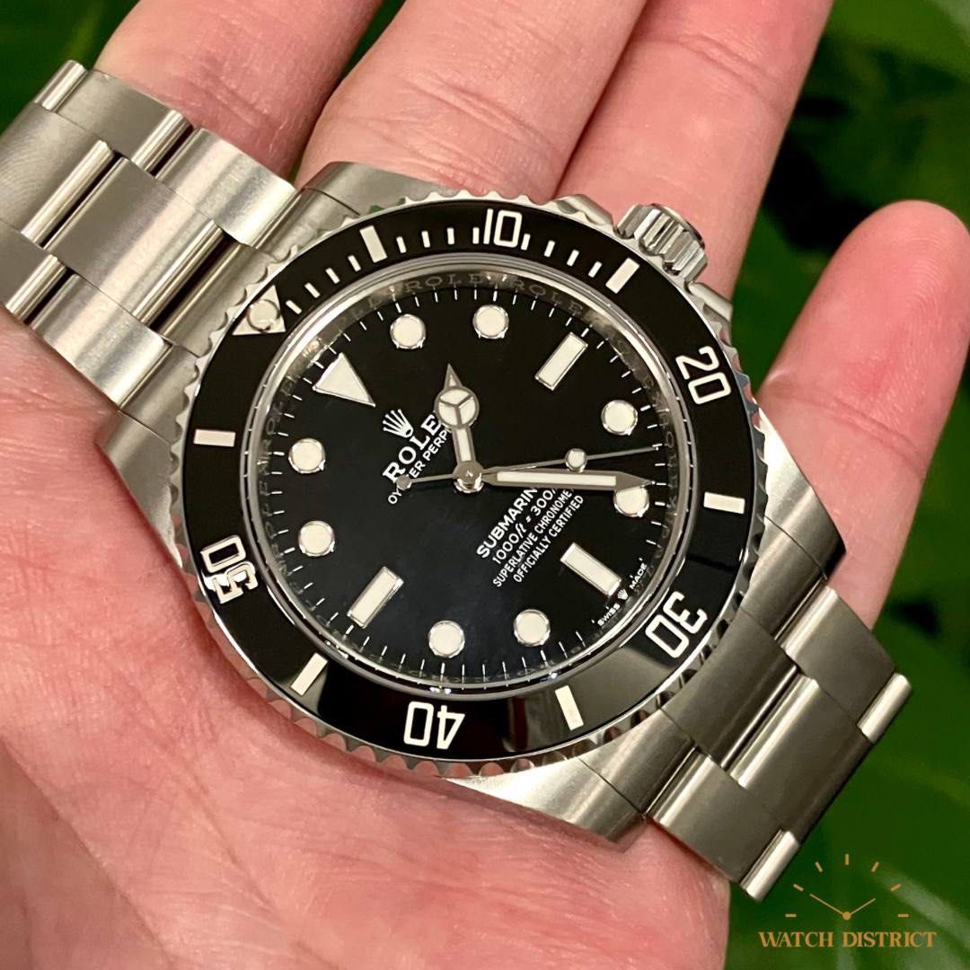 LIKE NEW Rolex Submariner No Date 124060 FULL SET, Luxury, Watches on ...