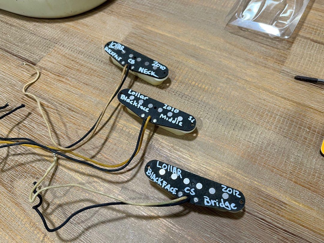 lollar pickups black face bridge - 器材