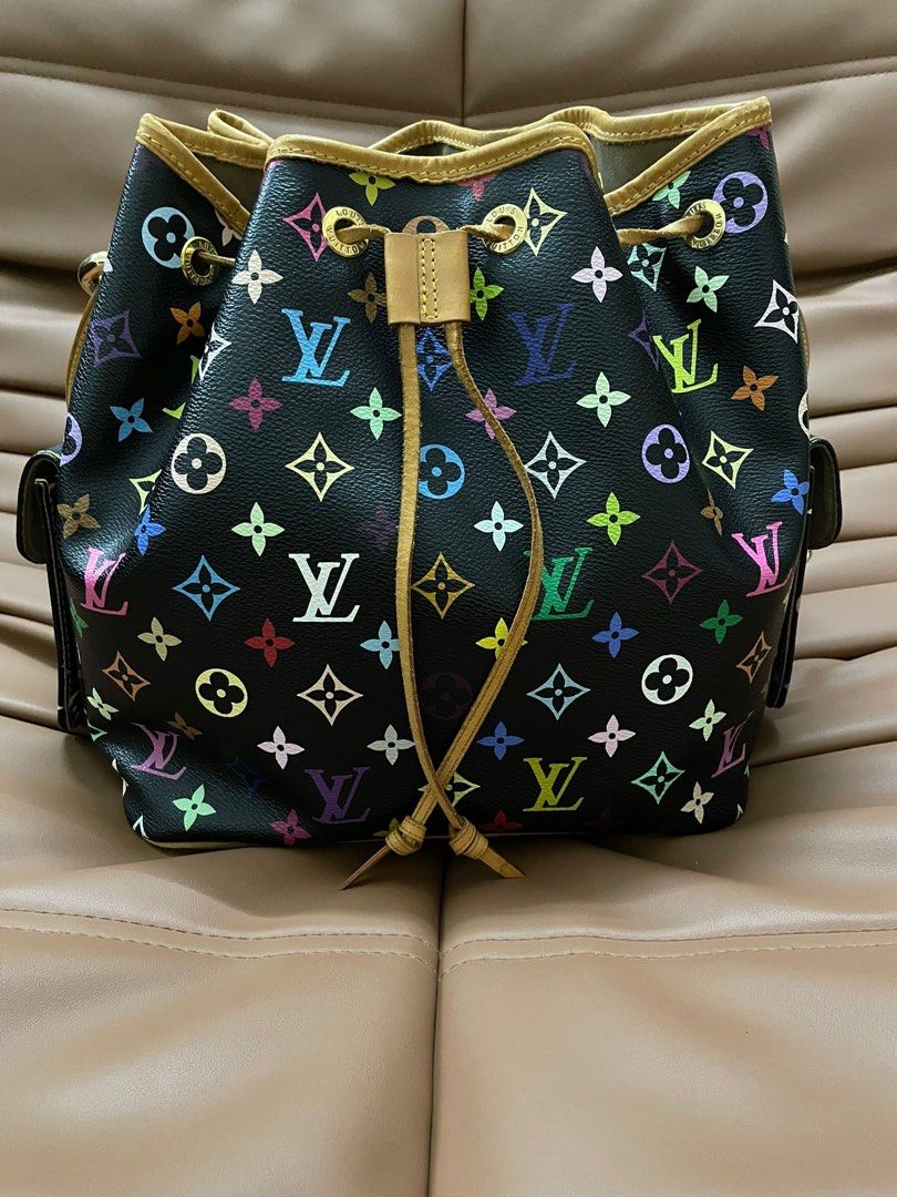 Louis Vuitton, Bags, Lv Takashi Murakami Multicolor Petite Noe Shoulder  Bag