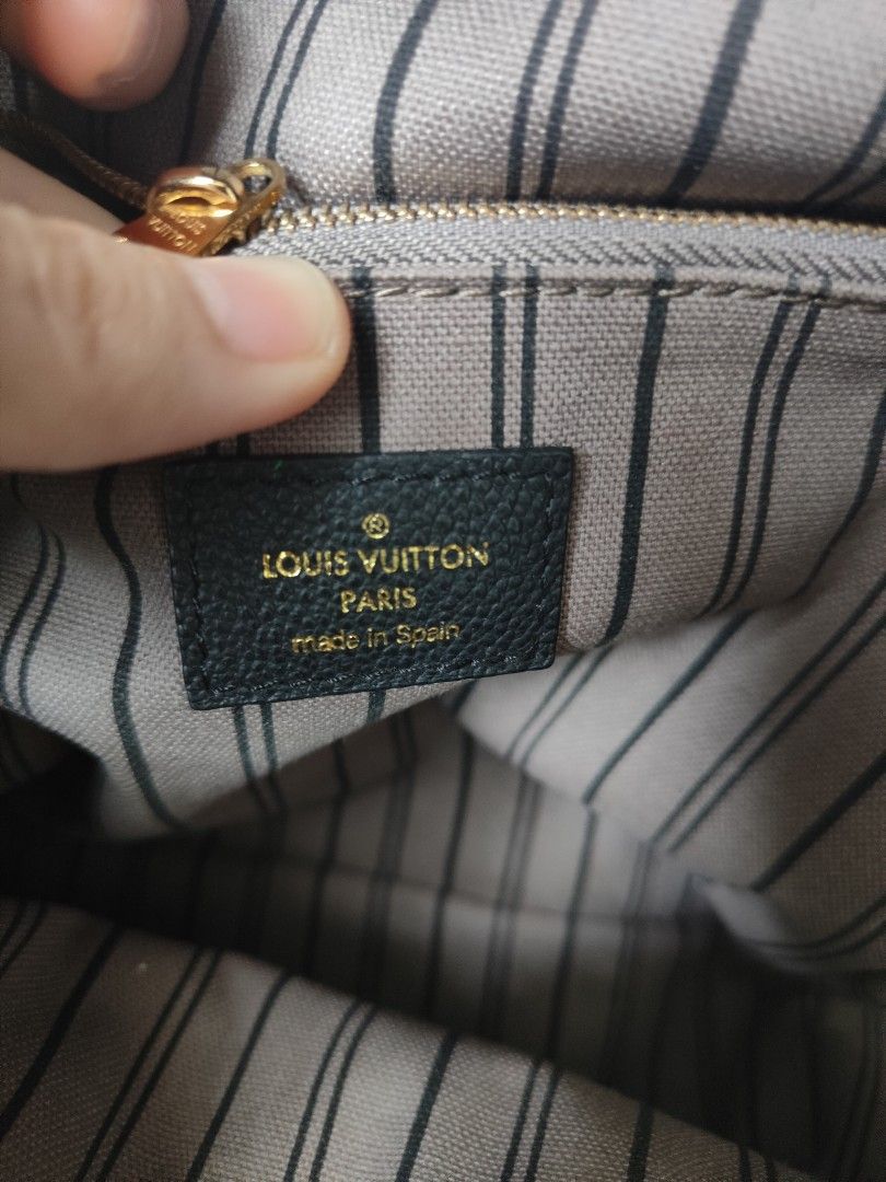 LOUIS VUITTON Monogram Empreinte Sorbonne Gold Buckle Backpack