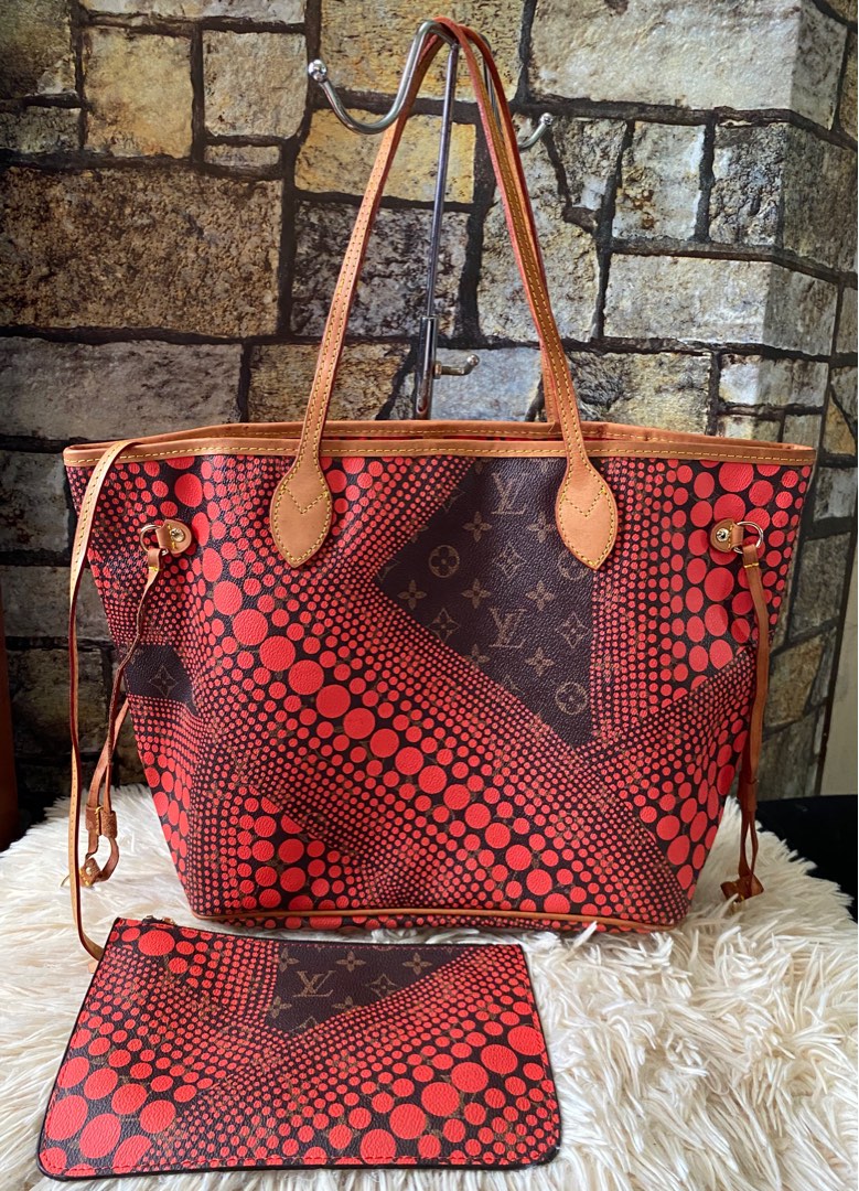 Louis Vuitton Red Kusama Dots Neverfull MM - Layaway 60 Days in 2023
