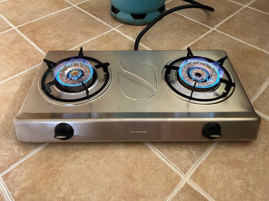 LPG Double Burner Stove, TV u0026 Home Appliances, Kitchen Appliances, Cookers  on Carousell