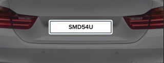 *LTA FEES INCLUDED* SMD 54 U Carplate Number For Sale!