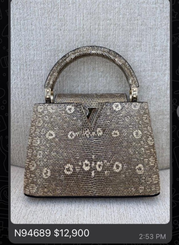 Capucines Mini Bag Lezard - Handbags N94689