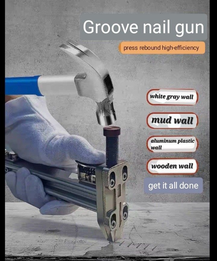 Manual nailing gun, Furniture & Home Living, Home Improvement
