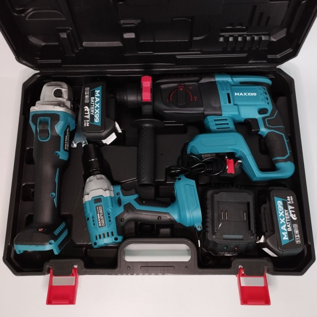 MAXX99 21V 3IN1 Cordless Hammer Drill Grinder Electric Drill / Impact