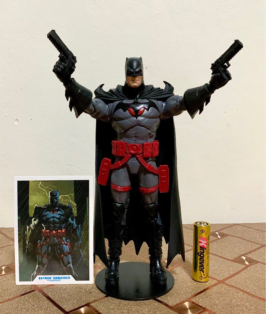 McFarlane DC Multiverse - Flashpoint Batman (Recast Head) on Carousell