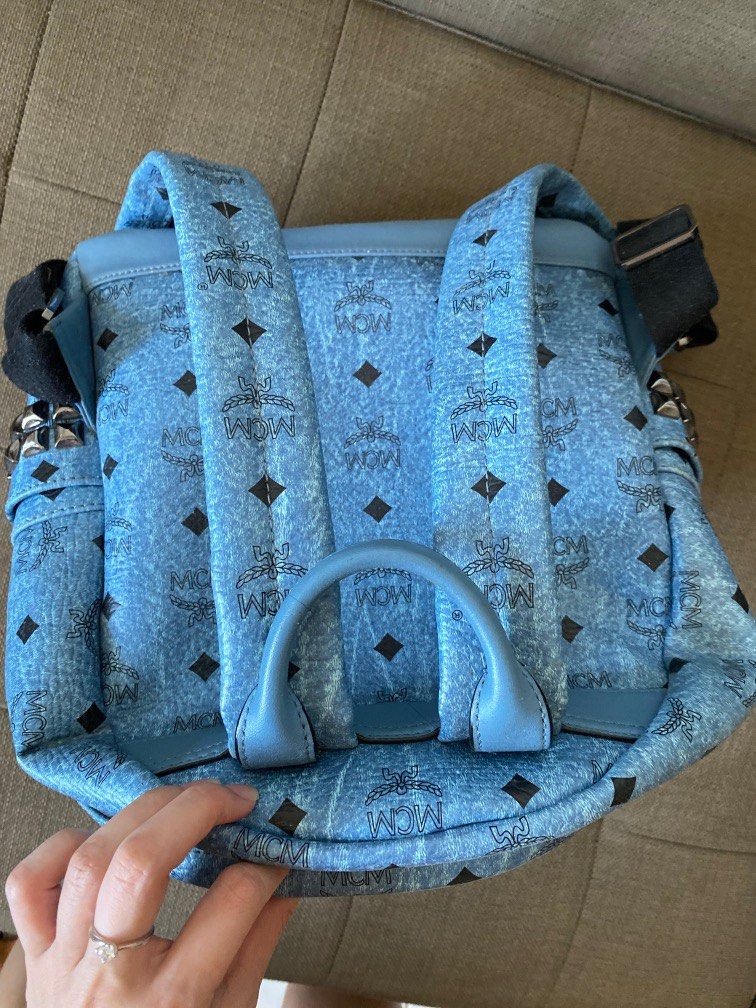 MCM Shoulder Bag Small denim Bundle Bag Women s Fashion Bags