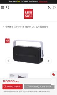 Miniso Bluetooth speaker (NEW)