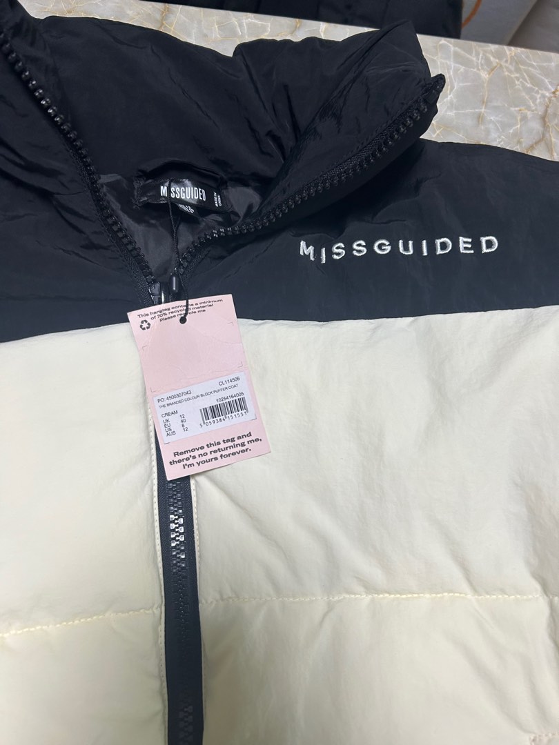 Puffer jacket women's missguided best sale